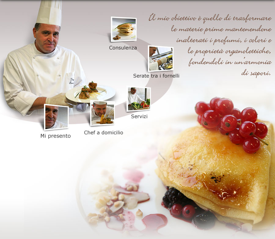 Chef a Domicilio - Servizi - Consulenze - Serate tra i fornelli - Presentazione